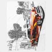 大フリースブランケット 改造 フリースブランケット (正面)