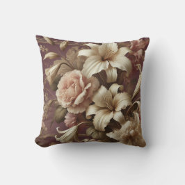 大フローラプリントデザインパターン11 クッション