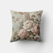 大フローラモチーフデザインパターン10 クッション (裏面)