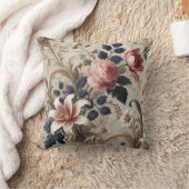 大フローラモチーフデザインパターン3 クッション (ブランケット)