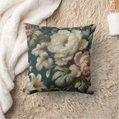 大フローラモチーフデザインパターン5 クッション (ブランケット)