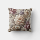 大フローラモチーフデザインパターン9 クッション (正面)