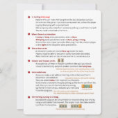 大プリントカードゲーム遊ルール – ゲーム(1) 招待状 (裏面)