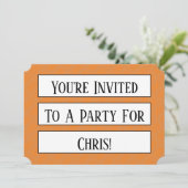 大プリント招待状ダイアモンドセリフテンプレート 招待状 (スタンド正面)