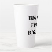 大マグカップ カフェラテマグ (正面)