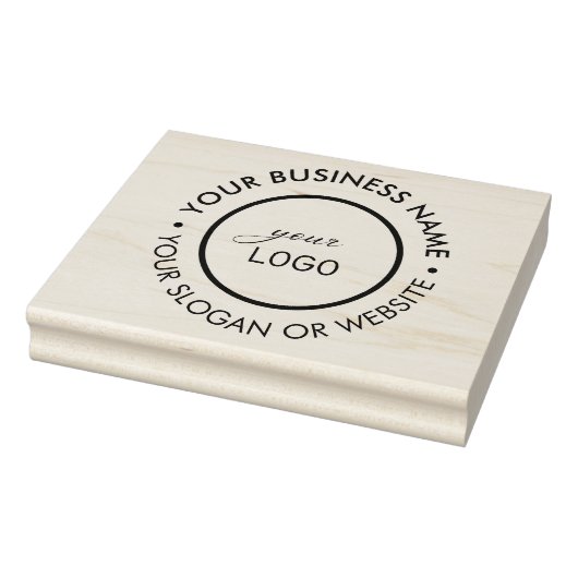 大モダン丸の会社のカスタムロゴスローガン ラバースタンプ (スタンプ)