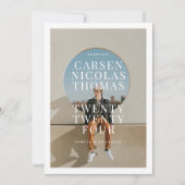 大モダン写真の文字盤の発表 招待状 (正面)