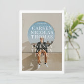 大モダン写真の文字盤の発表 招待状 (スタンド正面)