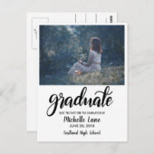 大モダン学院の脚本日付写真を保存 ポストカード (正面/裏面)