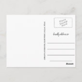 大モダン学院の脚本日付写真を保存 ポストカード (裏面)