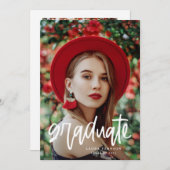 大モダン学院卒業パーティー 招待状 (正面/裏面)