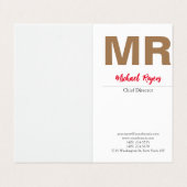 大モノグラモダンムプロフェッショナル 名刺 (外部フラット)