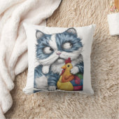 大ユニーク毛虫 クッション (ブランケット)