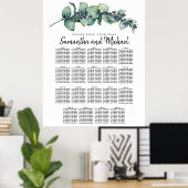 大ユーカリ植物表19表 ポスター (ホームオフィス)