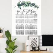 大ユーカリ植物表20表 ポスター (ホームオフィス)