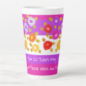 大ラテマもしグ失ったリターン カフェラテマグ (正面)