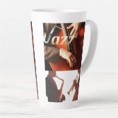 大ラテマグカップ カフェラテマグ (右アングル)