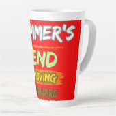 大ラテマグカップ カフェラテマグ (右アングル)