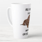 大ラテマグ – 私のカップのダック カフェラテマグ (左アングル)