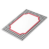 大レトロ千鳥格子のメモ帳 ノートパッド (アングル)