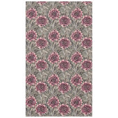 大ヴィンテージゴシック色ピンクの花柄 テーブルクロス (正面)