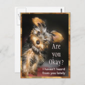 大丈夫か?カスタマイズ可能なポストカード ポストカード (正面/裏面)