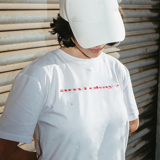 「大丈夫か?」 T-シャツ Tシャツ