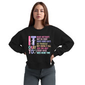 大丈夫じゃなくて大丈夫だ意欲を起この注意 スウェットシャツ