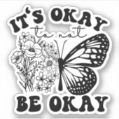 大丈夫じゃなくて大丈夫だ | Groovyレトロ シール (正面)