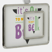 大丈夫じゃなくて良い シルバープレートフレームオーナメント (右)