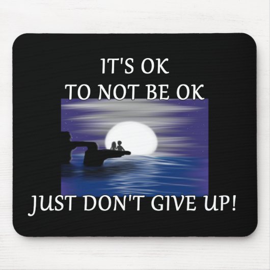 「大丈夫じゃなくて良い」 マウスパッド (正面)