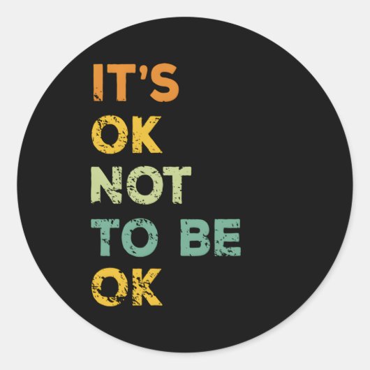 大丈夫じゃなくて良い ラウンドシール (正面)