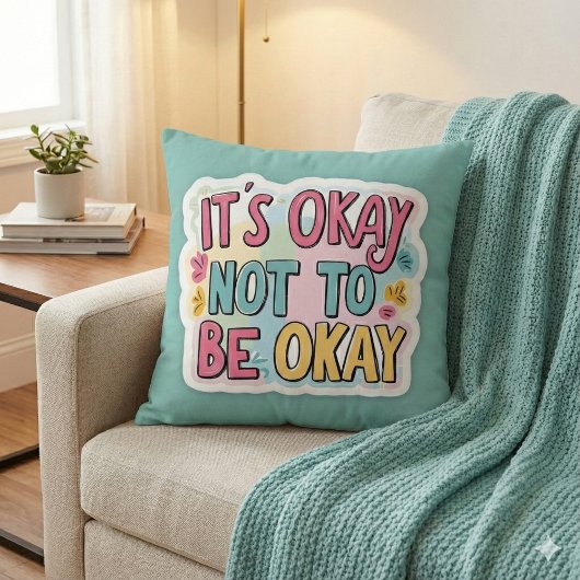 大丈夫だから大丈夫装飾用クッション クッション