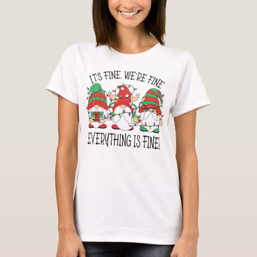 大丈夫だよ みんな大丈夫 全てが大丈夫 ノーム Tシャツ (正面)