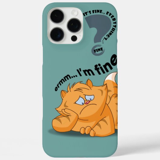 「大丈夫だよ。私も大丈夫。すべてうまくいっているよ」| Case-Mate iPhoneケース (裏面)