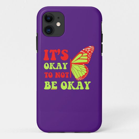 大丈夫だよ butterfly Case-Mate iPhoneケース (裏面)