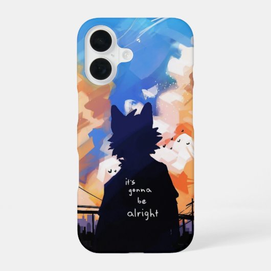 大丈夫だよ C iPhone 16ケース (裏面)