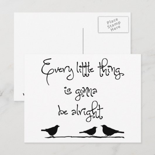 大丈夫だ ポストカード (正面/裏面)