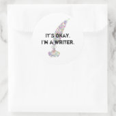 大丈夫だ。私は作家だ。 ラウンドシール (バッグ)