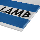 大丈夫だ!私は子羊を作る – ギリシャ国旗ギリシャ結婚の カッティングボード (角)