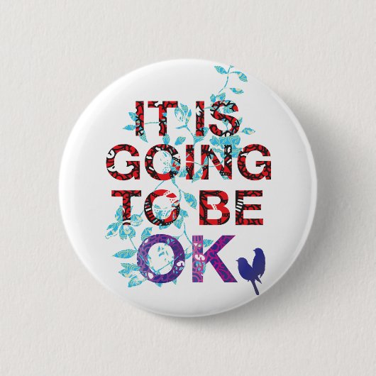 大丈夫だ 缶バッジ (正面)