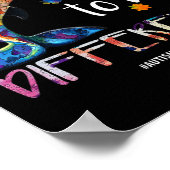 大丈夫だ – 自閉症違う意識イルカ ポスター (角)