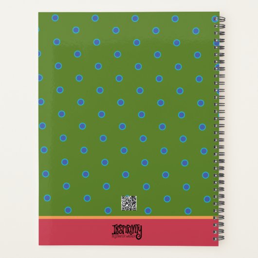 大丈夫な鳥パーソナライズされたおもしろい プランナー手帳 (裏面)