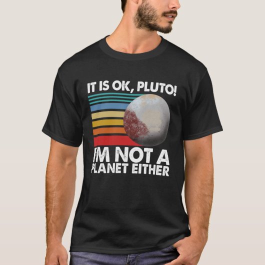 大丈夫プルートォ私は惑星ではない女性ソラ Tシャツ (正面)