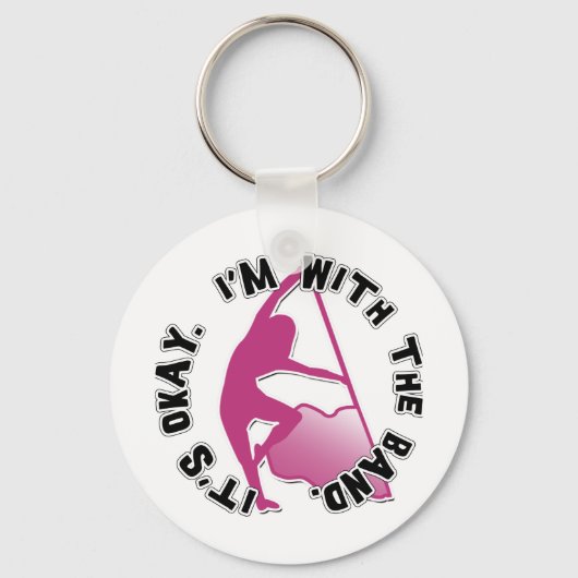 大丈夫、バンドと一緒にいる キーホルダー (正面)