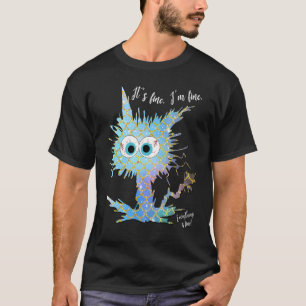 大丈夫 私は大丈夫 全ては順調 人魚の鱗 Tシャツ