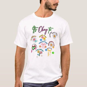 「大丈夫」Tシャツ - 優しい思いやり Tシャツ