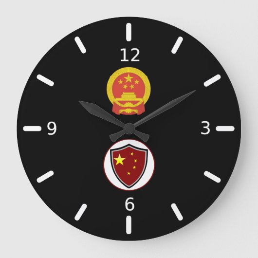 大中国の時計 ラージ壁時計 (正面)