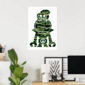 大丹ポリス™カモファシュ ポスター (ホームオフィス)