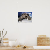 大亀のポスター ポスター (キッチン)